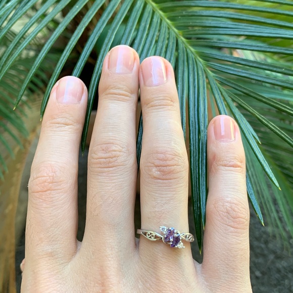 Ring For Women Elegant StyleCrystal  Sliver color - Picture 8 of 8